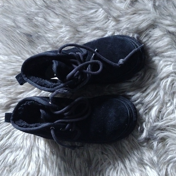 UGG Black Suede Boots Boys Are Girls - Picture 6 of 7